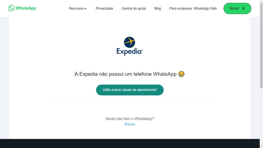 WhatsApp Expedia
