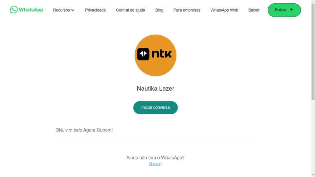 WhatsApp Nautika Lazer