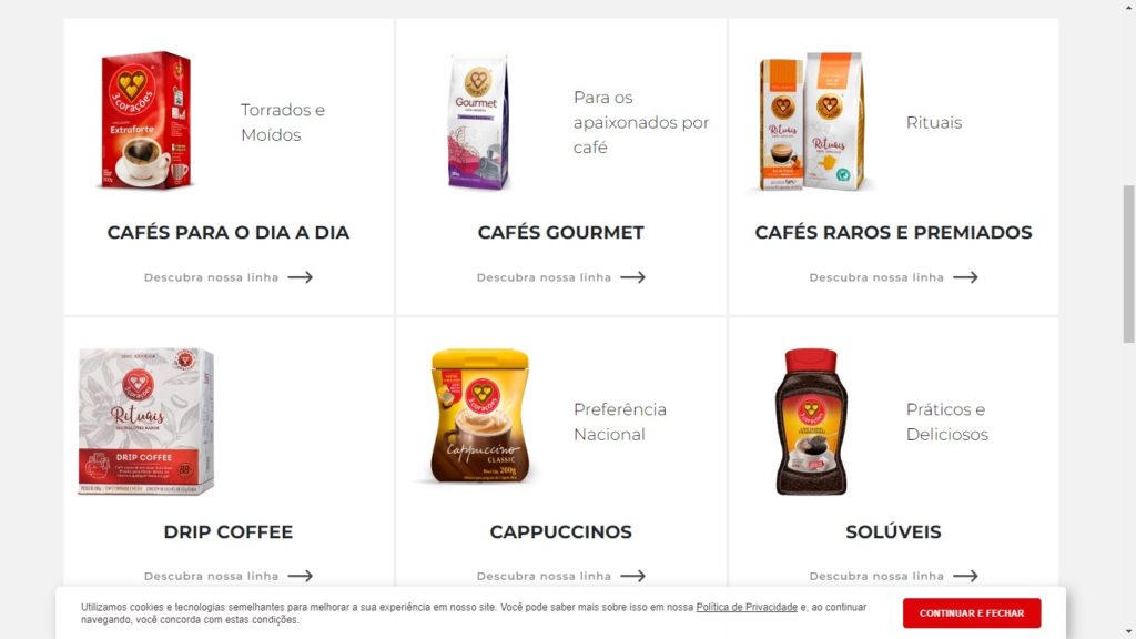 Produtos Três Corações